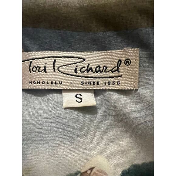 Vintage Tori Richard Pink Flamingo Hawaiian Print Short Dress S - Picture 8 of 10